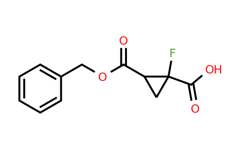 1823273-17-1 | 2-((Benzyloxy)carbonyl)-1-fluorocyclopropanecarboxylic acid
