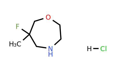1823319-59-0 | 6-Fluoro-6-methyl-1,4-oxazepane hydrochloride
