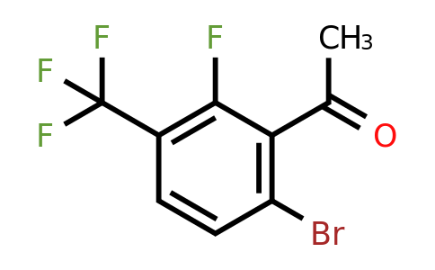 1823321-62-5 | 1-(6-Bromo-2-fluoro-3-(trifluoromethyl)phenyl)ethanone