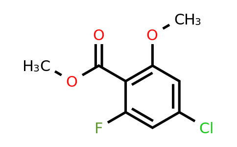 1823338-45-9 | Methyl 4-chloro-2-fluoro-6-methoxybenzoate