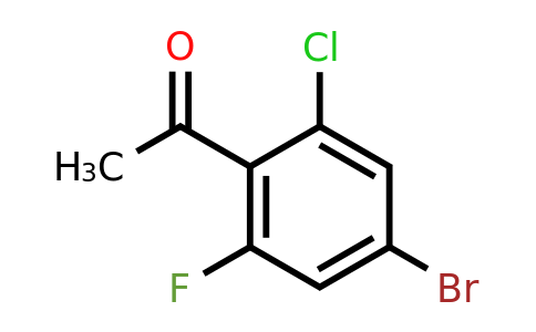 1823374-59-9 | 1-(4-Bromo-2-chloro-6-fluorophenyl)ethanone