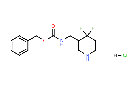 1823395-51-2 | Benzyl ((4,4-difluoropiperidin-3-yl)methyl)carbamate hydrochloride