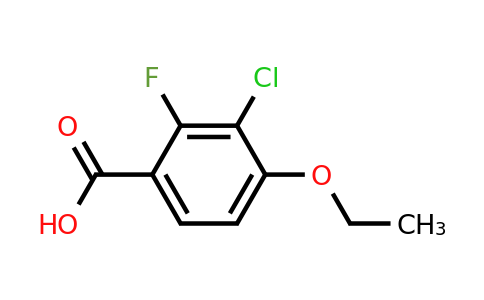 1823419-92-6 | 3-Chloro-4-ethoxy-2-fluorobenzoic acid