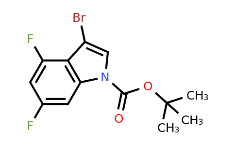 1823499-46-2 | tert-Butyl 3-bromo-4,6-difluoro-1H-indole-1-carboxylate