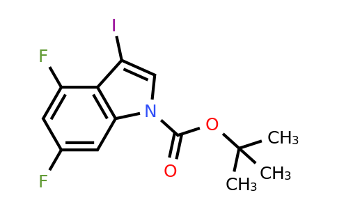 1823501-16-1 | tert-Butyl 4,6-difluoro-3-iodo-1H-indole-1-carboxylate