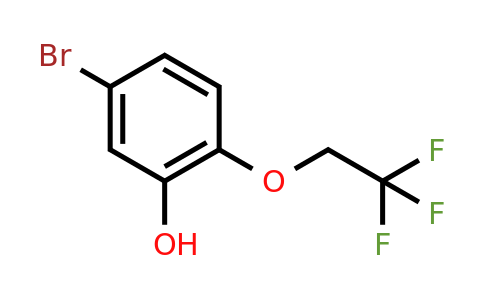 5-Bromo-2-(2,2,2-trifluoroethoxy)phenol