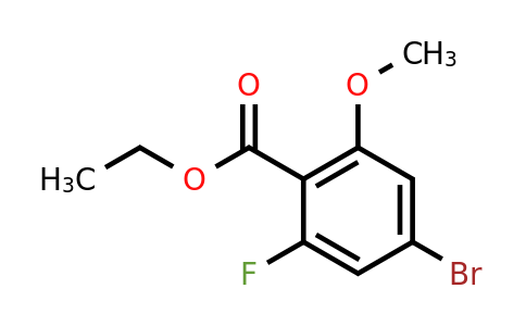1823913-07-0 | Ethyl 4-bromo-2-fluoro-6-methoxybenzoate
