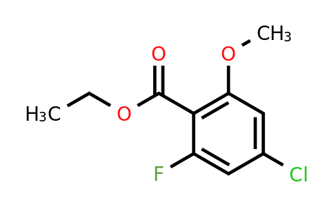 1823930-39-7 | ethyl 4-Chloro-2-fluoro-6-methoxybenzoate