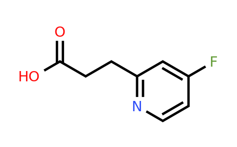 1823931-38-9 | 3-(4-Fluoropyridin-2-yl)propanoic acid