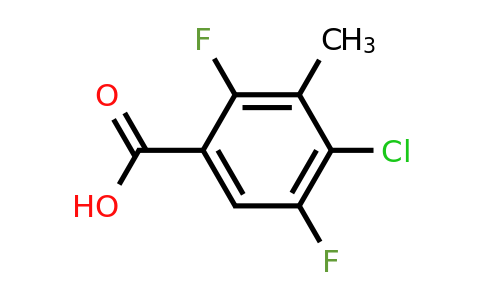 1823935-15-4 | 4-Chloro-2,5-difluoro-3-methylbenzoic acid