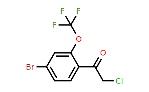 1824005-05-1 | 4'-Bromo-2'-(trifluoromethoxy)phenacyl chloride