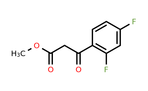 185302-85-6 | Methyl 3-(2,4-difluorophenyl)-3-oxopropanoate