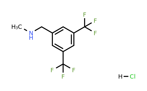 185332-43-8 | 1-(3,5-Bis(trifluoromethyl)phenyl)-N-methylmethanamine hydrochloride