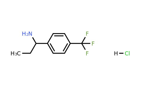 1864059-89-1 | 1-(4-(Trifluoromethyl)phenyl)propan-1-amine hydrochloride