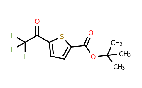 1864060-79-6 | tert-Butyl 5-(2,2,2-trifluoroacetyl)thiophene-2-carboxylate