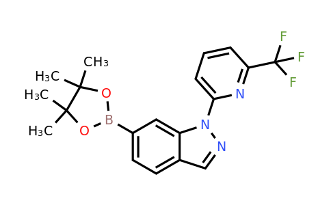 1864768-32-0 | 6-(4,4,5,5-Tetramethyl-1,3,2-dioxaborolan-2-yl)-1-(6-(trifluoromethyl)pyridin-2-yl)-1H-indazole