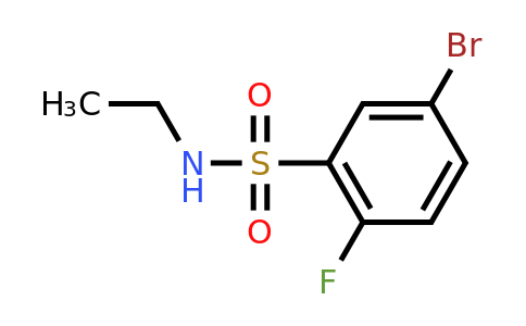 1865176-65-3 | 5-Bromo-N-ethyl-2-fluorobenzenesulfonamide