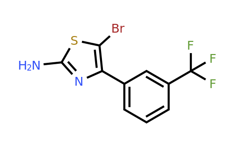 186982-44-5 | 5-Bromo-4-(3-(trifluoromethyl)phenyl)thiazol-2-amine