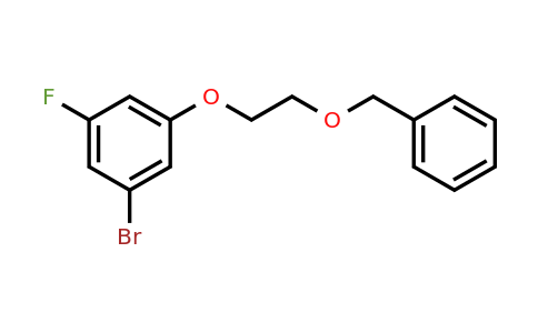 1879257-48-3 | 1-(2-(Benzyloxy)ethoxy)-3-bromo-5-fluorobenzene