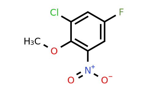 1881329-08-3 | 1-Chloro-5-fluoro-2-methoxy-3-nitrobenzene