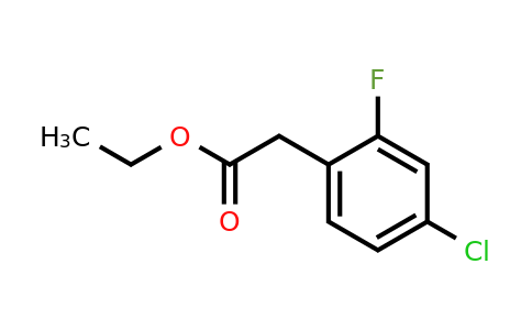 188424-98-8 | Ethyl 2-(4-chloro-2-fluorophenyl)acetate