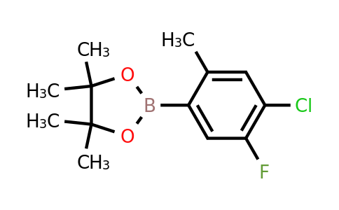 1885096-92-3 | 2-(4-Chloro-5-fluoro-2-methylphenyl)-4,4,5,5-tetramethyl-1,3,2-dioxaborolane