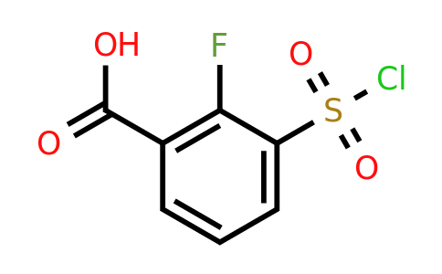 1909327-45-2 | 3-(Chlorosulfonyl)-2-fluorobenzoic acid