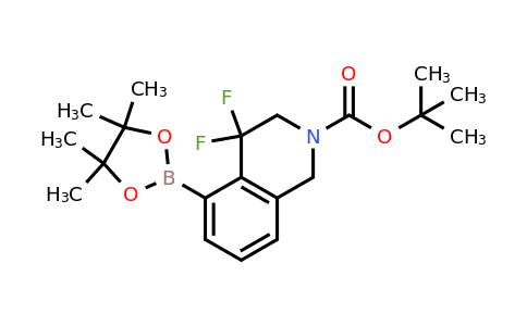 1912447-97-2 | tert-Butyl 4,4-difluoro-5-(4,4,5,5-tetramethyl-1,3,2-dioxaborolan-2-yl)-3,4-dihydroisoquinoline-2(1H)-carboxylate