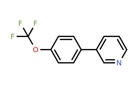 191602-94-5 | 3-(4-(Trifluoromethoxy)phenyl)pyridine
