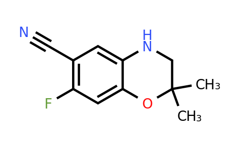 1923052-20-3 | 7-Fluoro-2,2-dimethyl-3,4-dihydro-2H-benzo[b][1,4]oxazine-6-carbonitrile