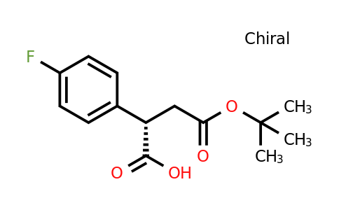 1923069-43-5 | (S)-4-(tert-Butoxy)-2-(4-fluorophenyl)-4-oxobutanoic acid