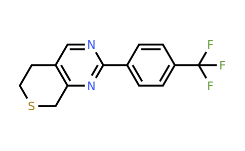 6,8-Dihydro-2-[4-(trifluoromethyl)phenyl]-5H-thiopyrano[3,4-d]pyrimidine
