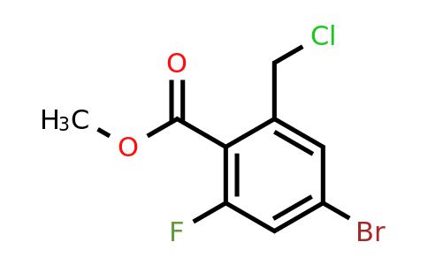 1934583-23-9 | Methyl 4-bromo-2-(chloromethyl)-6-fluorobenzoate