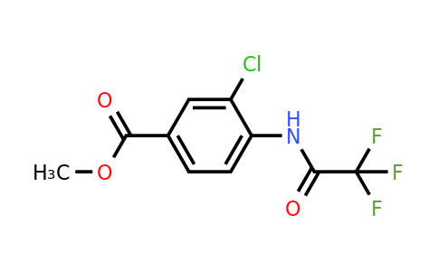 1935347-30-0 | Methyl 3-chloro-4-(2,2,2-trifluoroacetamido)benzoate