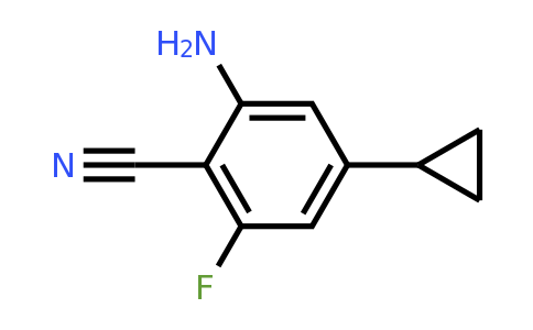 1935384-96-5 | 2-Amino-4-cyclopropyl-6-fluorobenzonitrile