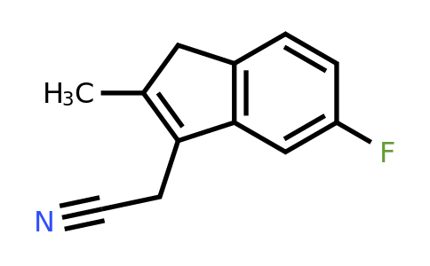 1935539-76-6 | 2-(5-Fluoro-2-methyl-1H-inden-3-yl)acetonitrile