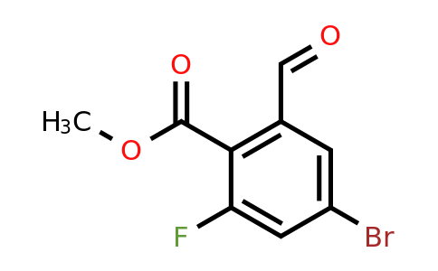 1935918-12-9 | Methyl 4-bromo-2-fluoro-6-formylbenzoate
