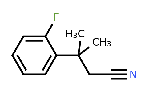 1936094-14-2 | 3-(2-Fluorophenyl)-3-methylbutanenitrile