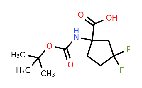 1936649-94-3 | 1-((tert-Butoxycarbonyl)amino)-3,3-difluorocyclopentanecarboxylic acid