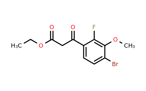 194804-99-4 | Ethyl 3-(4-bromo-2-fluoro-3-methoxyphenyl)-3-oxopropanoate