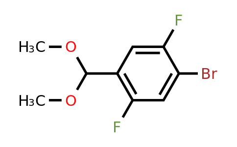 1951439-57-8 | 1-Bromo-4-(dimethoxymethyl)-2,5-difluorobenzene