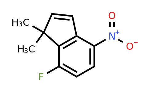 1951441-60-3 | 7-Fluoro-1,1-dimethyl-4-nitro-1H-indene