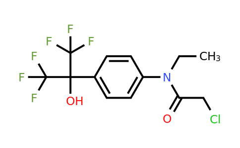1951441-88-5 | 2-Chloro-N-ethyl-N-(4-(1,1,1,3,3,3-hexafluoro-2-hydroxypropan-2-yl)phenyl)acetamide