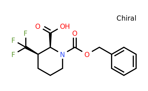 1951444-39-5 | Cis-1-((benzyloxy)carbonyl)-3-(trifluoromethyl)piperidine-2-carboxylic acid
