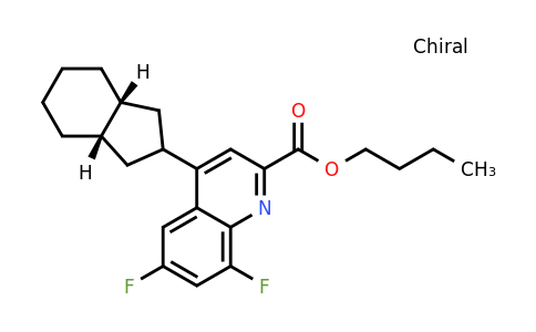 1951444-45-3 | Butyl 6,8-difluoro-4-((3aR,7aS)-octahydro-1H-inden-2-yl)quinoline-2-carboxylate
