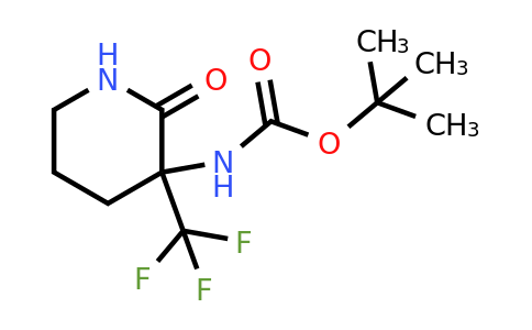 195196-07-7 | tert-Butyl 2-oxo-3-(trifluoromethyl)piperidin-3-ylcarbamate
