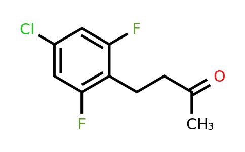 1956307-36-0 | 4-(4-Chloro-2,6-difluorophenyl)butan-2-one