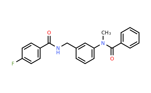 1956322-38-5 | N-(3-((4-Fluorobenzamido)methyl)phenyl)-N-methylbenzamide
