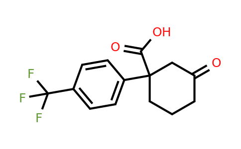 1956325-10-2 | 3-Oxo-1-(4-(trifluoromethyl)phenyl)cyclohexanecarboxylic acid