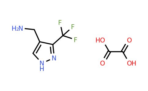 (3-(Trifluoromethyl)-1H-pyrazol-4-yl)methanamine oxalate